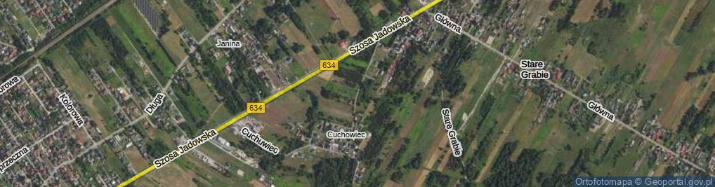 Zdjęcie satelitarne Cuchuwiec ul.